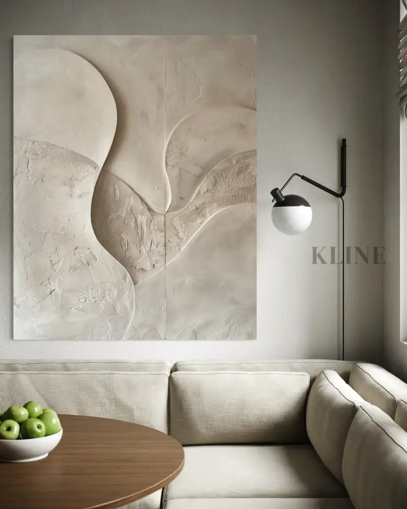 Quiet Sculptural Forms - Hand Painting