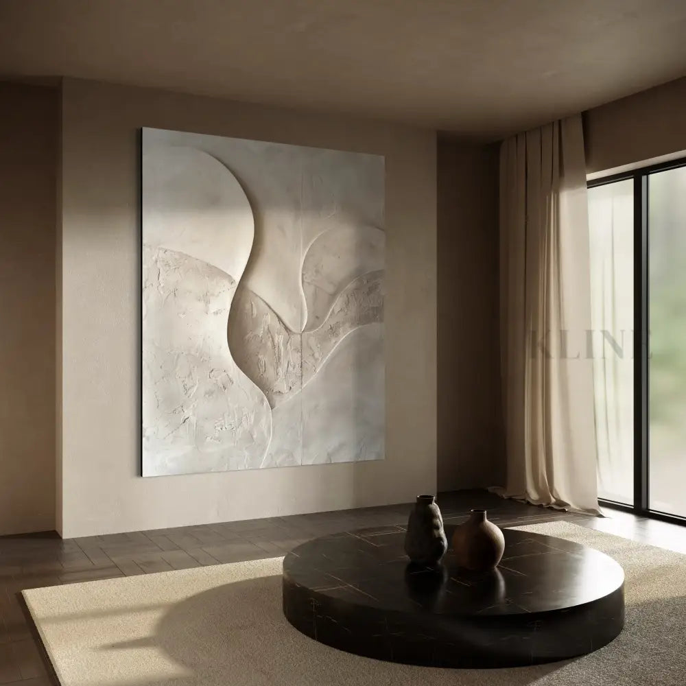 Quiet Sculptural Forms - Hand Painting