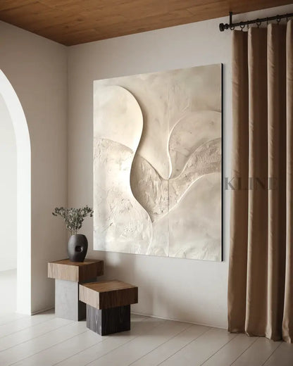 Quiet Sculptural Forms - Hand Painting