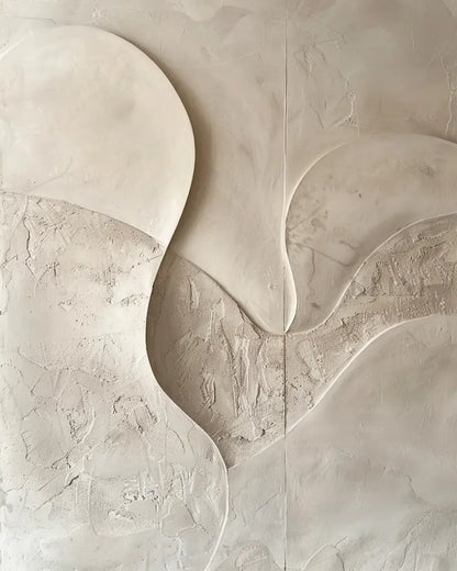 Quiet Sculptural Forms - Hand Painting