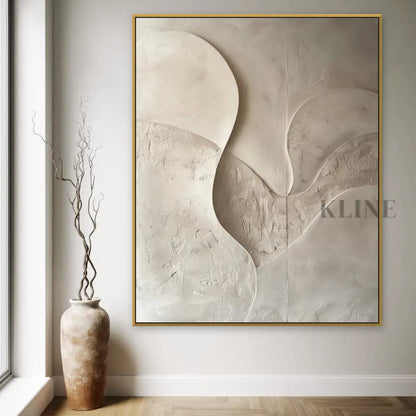 Quiet Sculptural Forms - Hand Painting