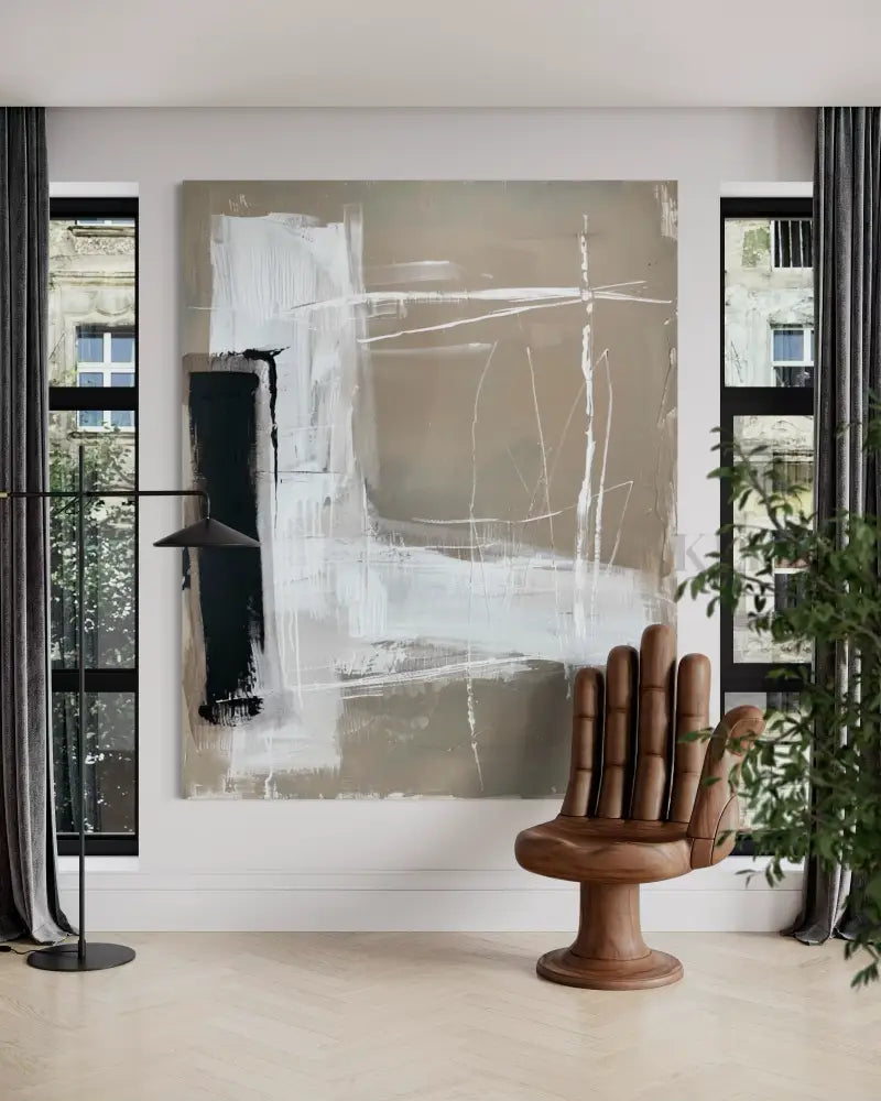 Quiet Structure - Hand Painting