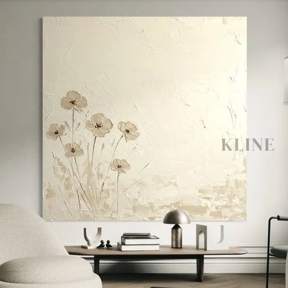 Quietude in Bloom - Hand Painting