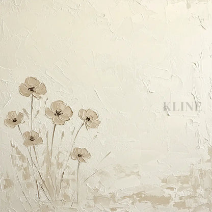 Quietude in Bloom - Hand Painting