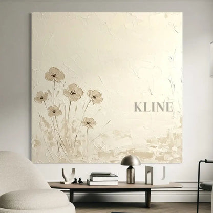Quietude in Bloom - Hand Painting