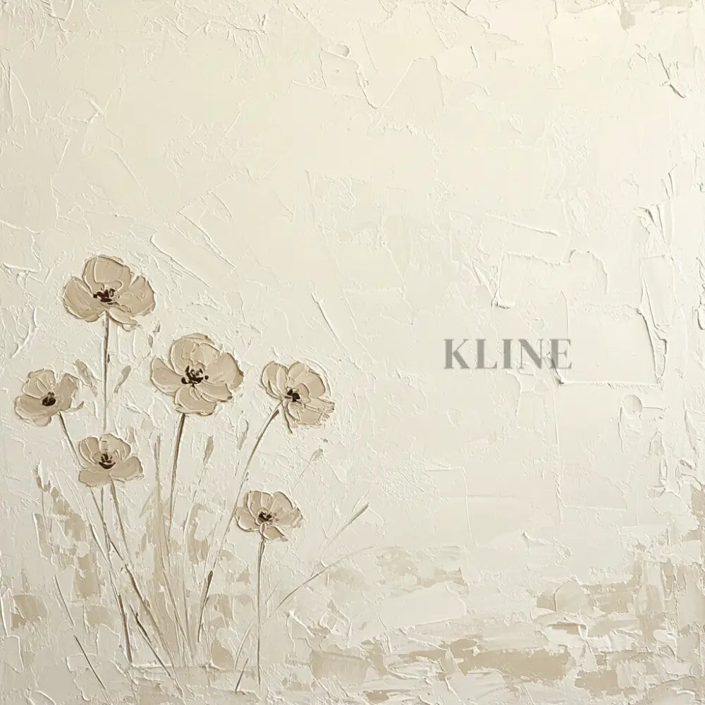 Quietude in Bloom - Hand Painting