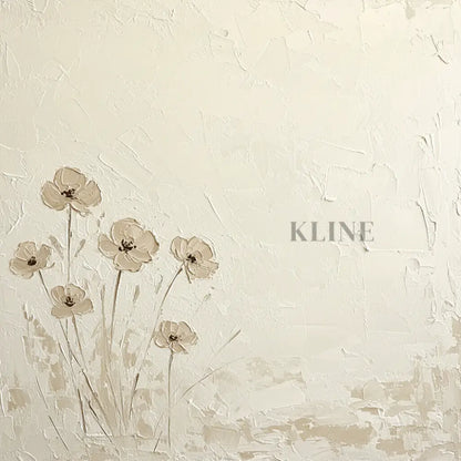 Quietude in Bloom - Hand Painting