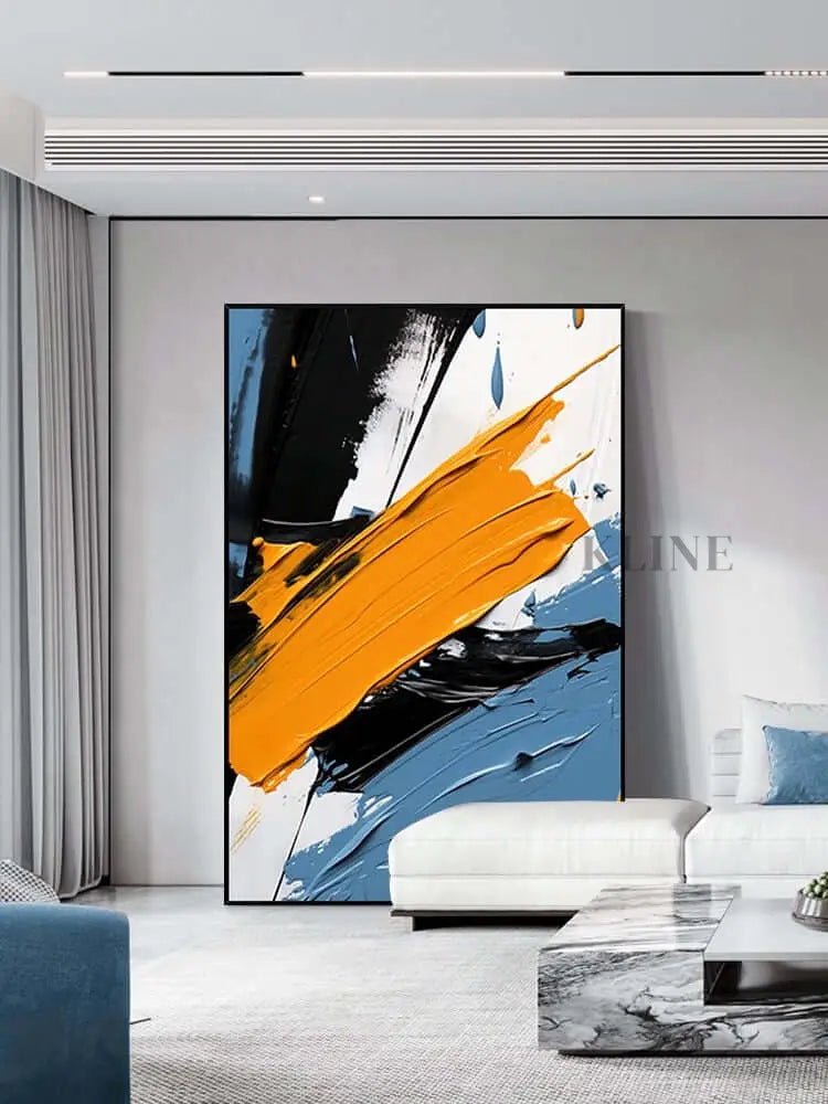 Rapids Textured Wall Art - Hand Painting ブラックフライデーセール