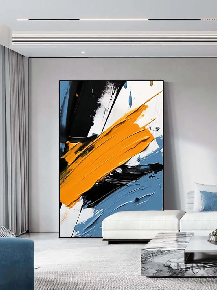 Rapids Textured Wall Art - Hand Painting 