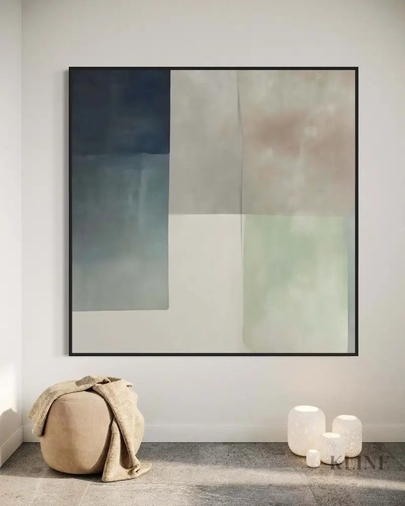 Reality Tranquility - Hand Painting Square Wall Art & Paintings