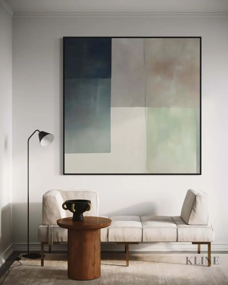 Reality Tranquility - Hand Painting Square Wall Art & Paintings