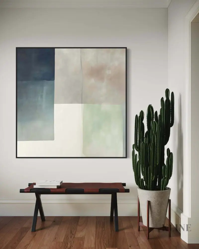 Reality Tranquility - Hand Painting Square Wall Art & Paintings