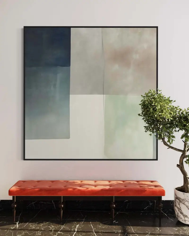 Reality Tranquility - Hand Painting Square Wall Art & Paintings