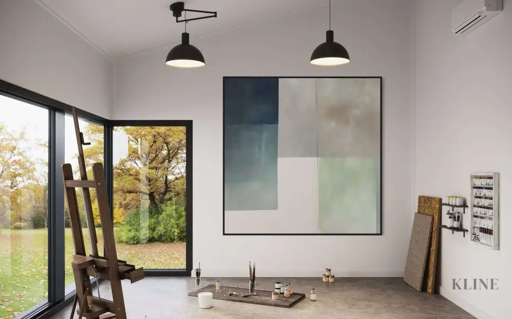 Reality Tranquility - Hand Painting Square Wall Art & Paintings