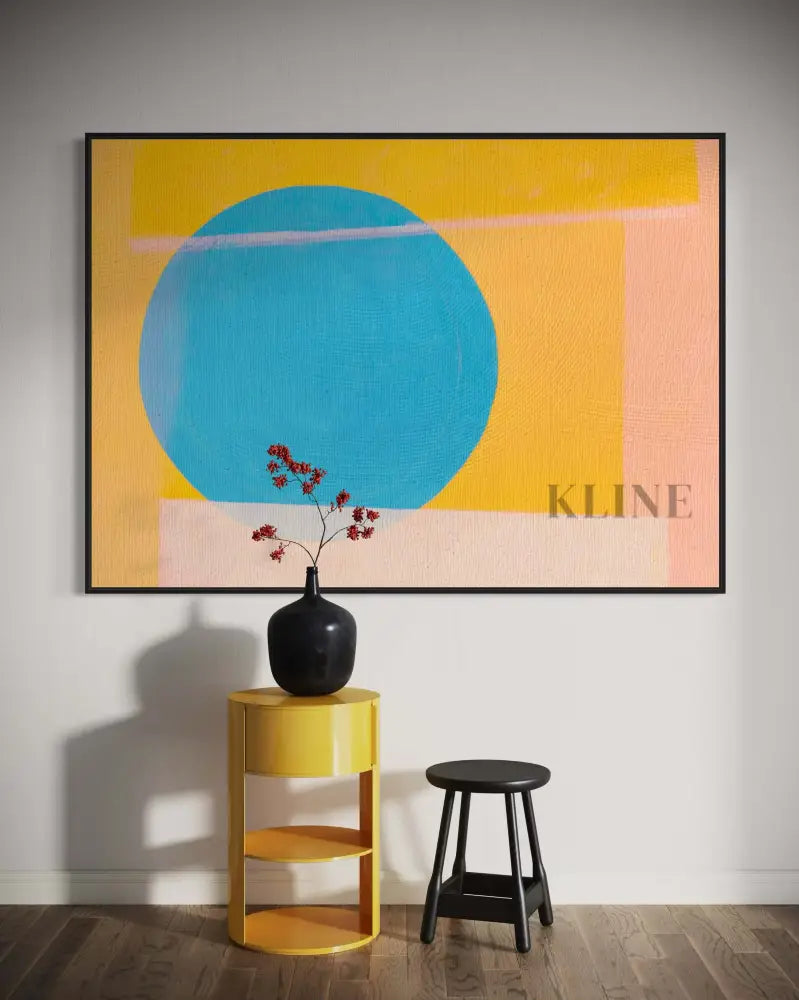 Recurring Theme 7 - Hand Painting Wandkunst für das Esszimmer