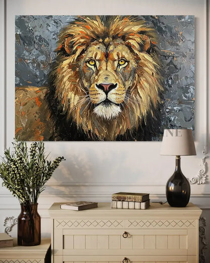 Regal Stare - Hand Painting