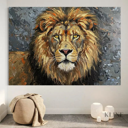 Regal Stare - Hand Painting