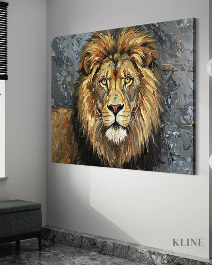 Regal Stare - Hand Painting