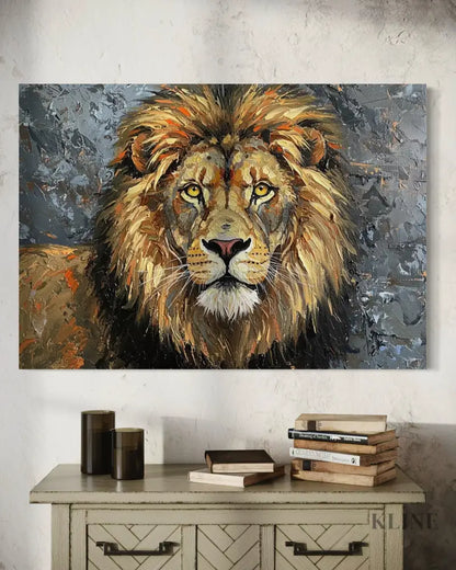 Regal Stare - Hand Painting