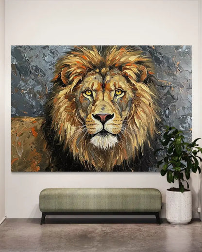 Regal Stare - Hand Painting