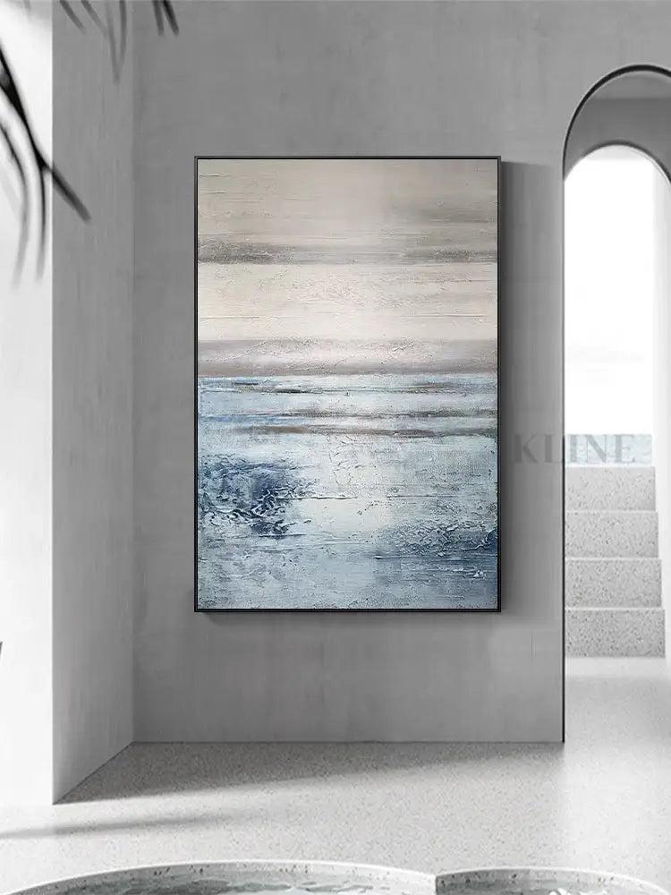 Rejoicing in the East - Hand Painting Ocean Coastal Wall Art