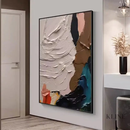 Rhythm of Contrast - Hand Painting
