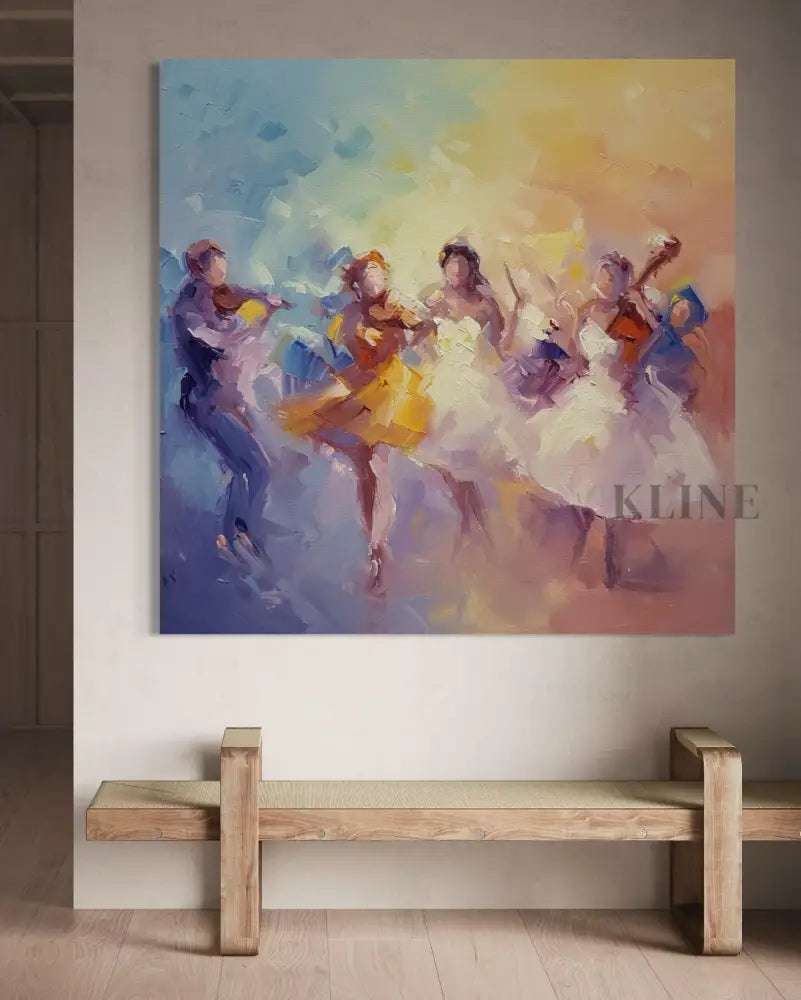Rhythmic Hues - Hand Painting 