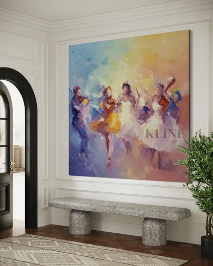 Rhythmic Hues - Hand Painting