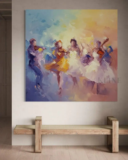 Rhythmic Hues - Hand Painting