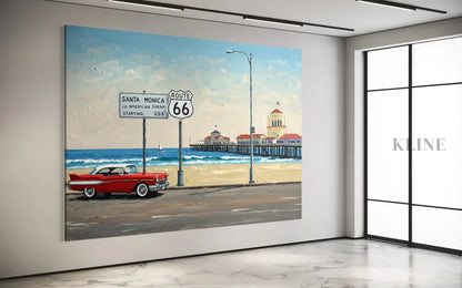 Route 66 Reverie - Hand Painting