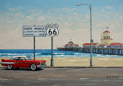 Route 66 Reverie - Hand Painting
