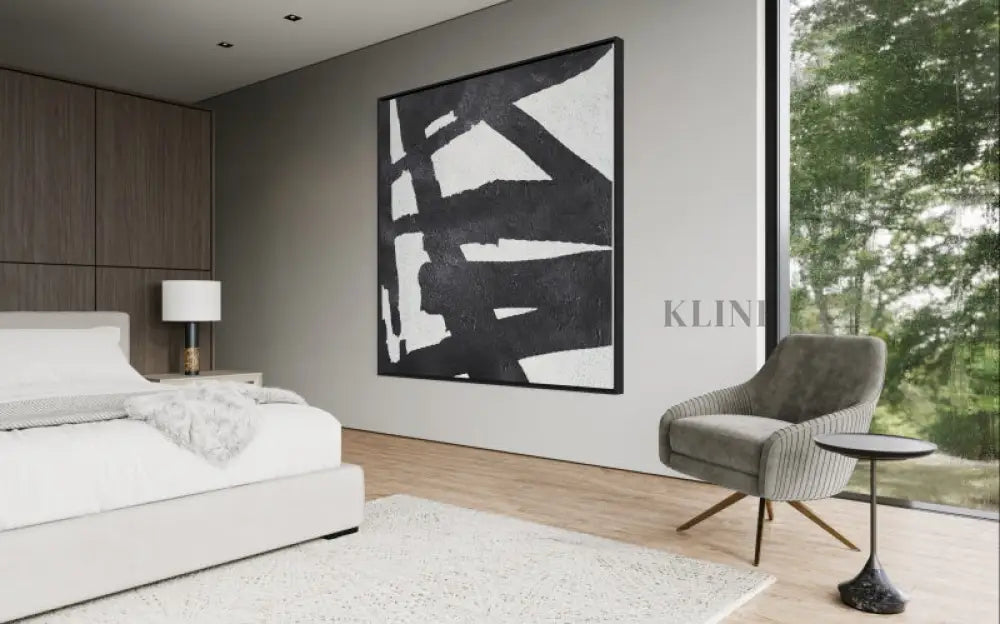 Route In Black - Kline Collective Große Wandkunst