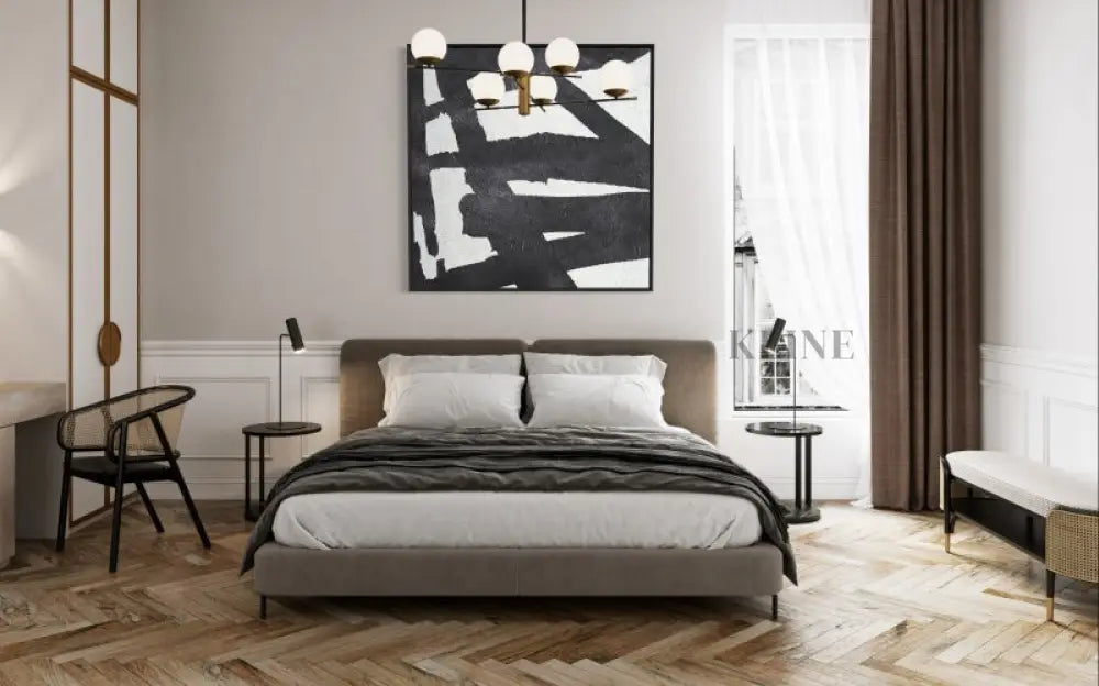Route In Black - Kline Collective Große Wandkunst