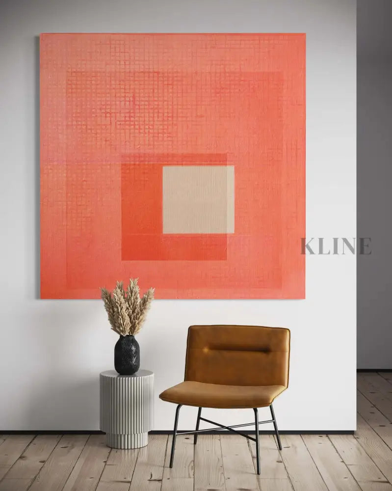 Runaway Nucleus 02 - Hand Painting Square Wall Art & Paintings