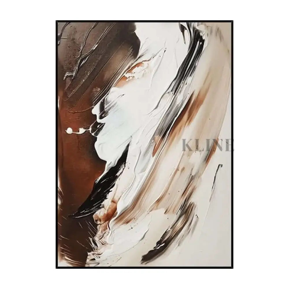 Rustic Hues and Ivory Echoes - Hand Painting