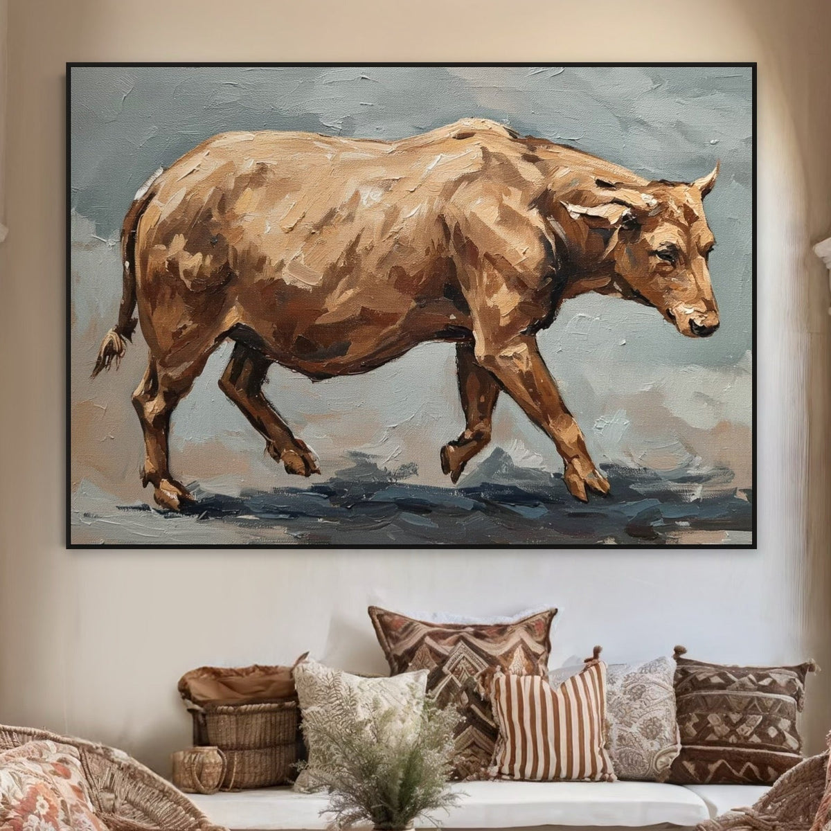 Rustic Strength - Hand Painting