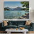 Sailboats and Swimmers - Hand Painting