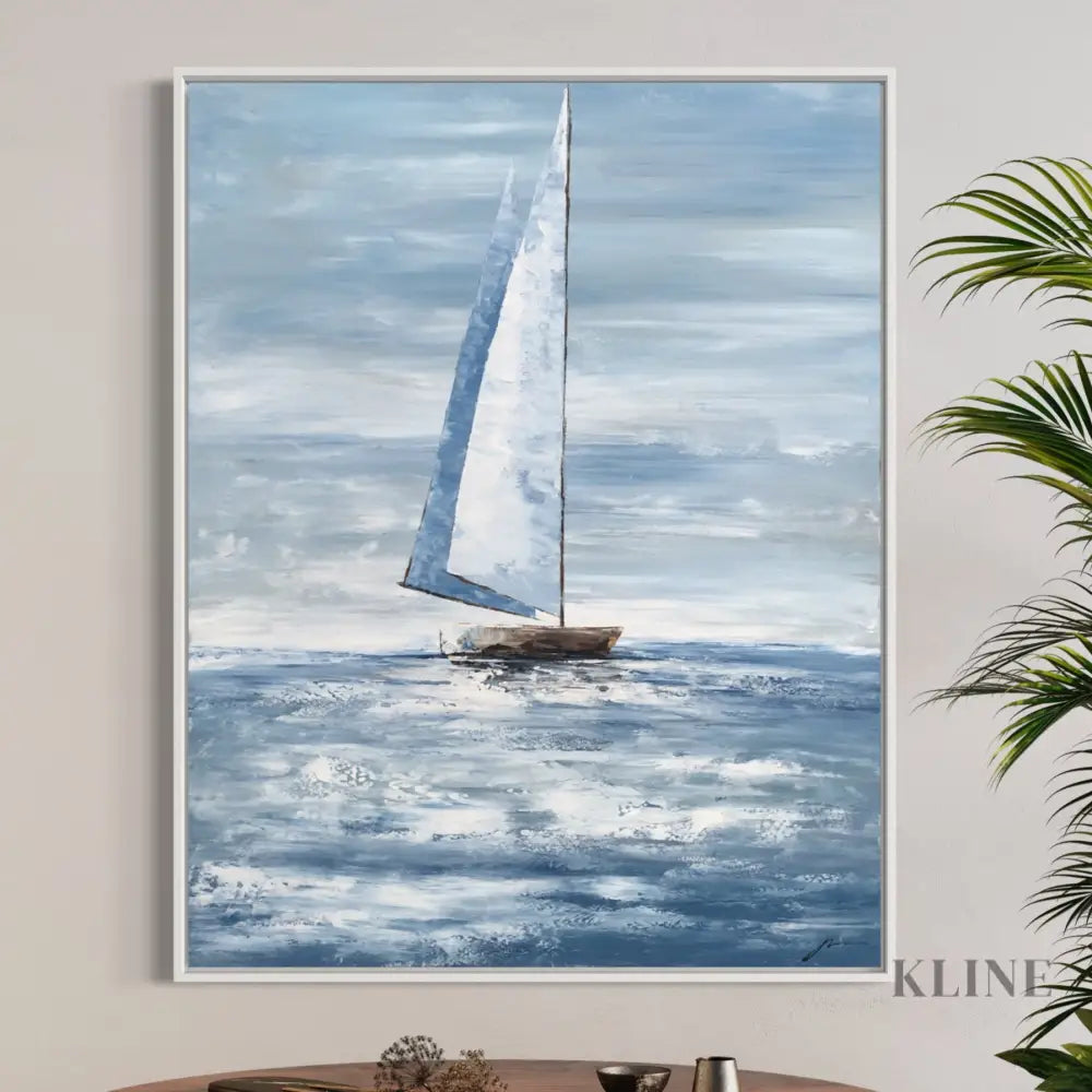 Sailing Far Away - Hand Painting