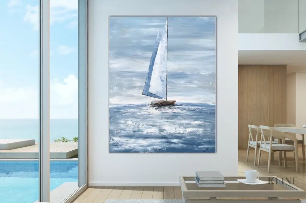 Sailing Far Away - Hand Painting Nuvola