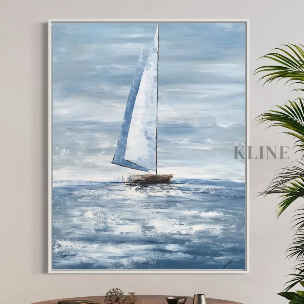 Sailing Far Away - Hand Painting