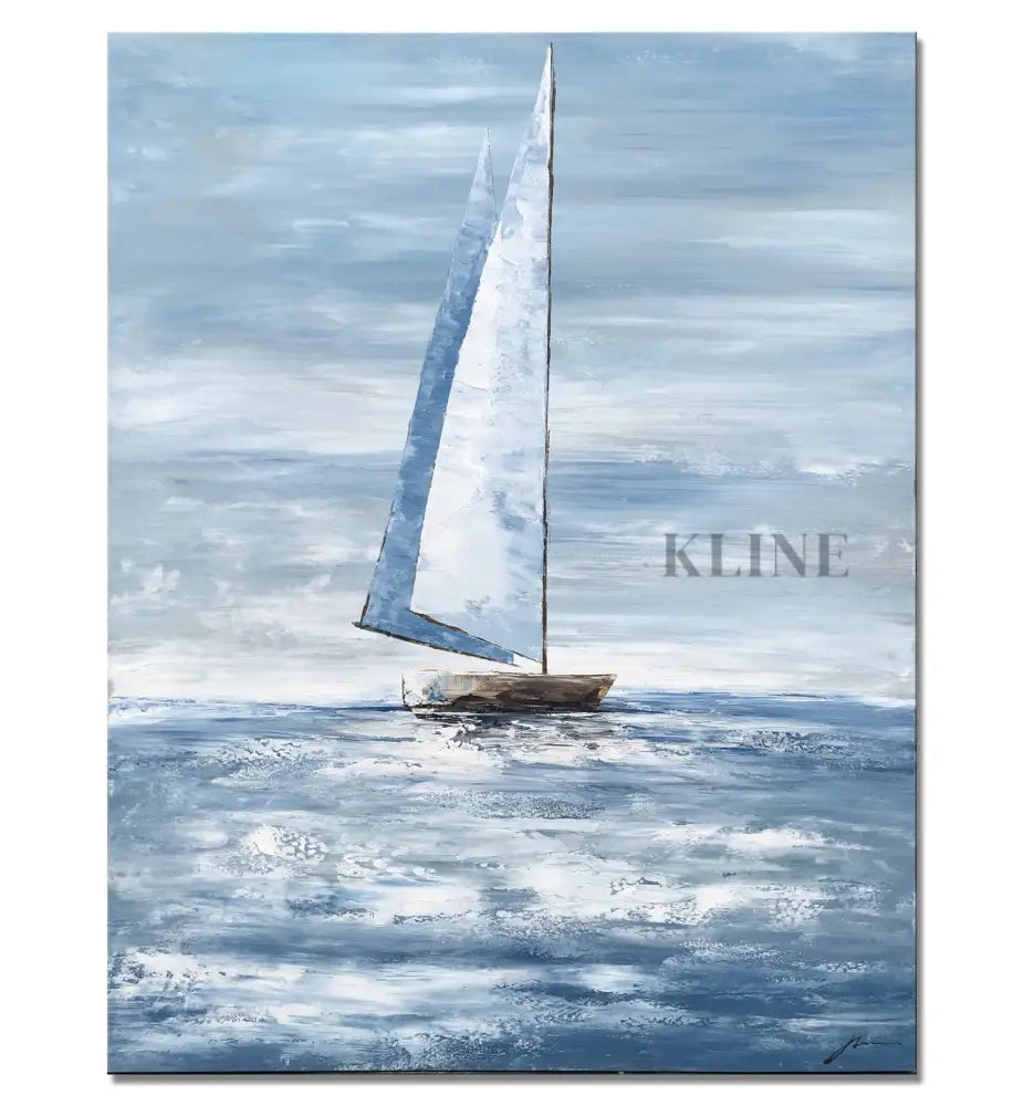 Sailing Far Away - Hand Painting