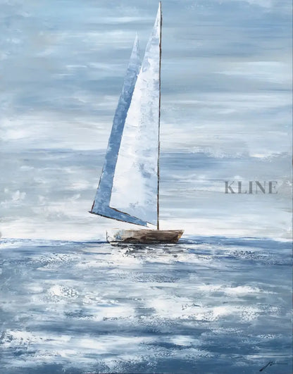 Sailing Far Away - Hand Painting