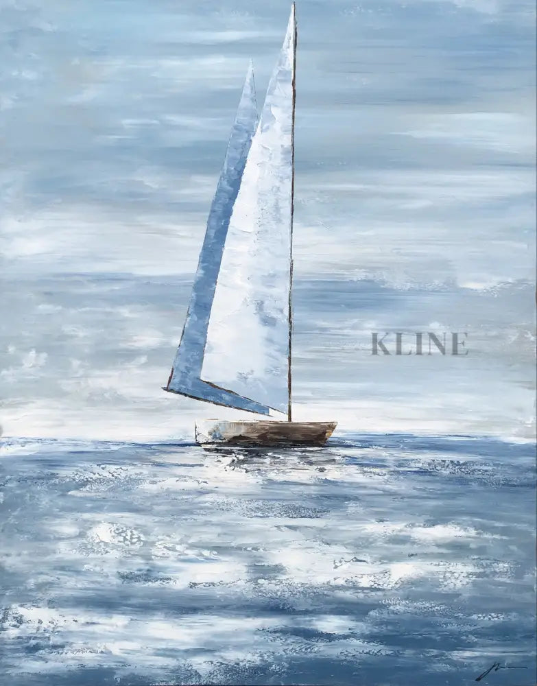 Sailing Far Away - Hand Painting