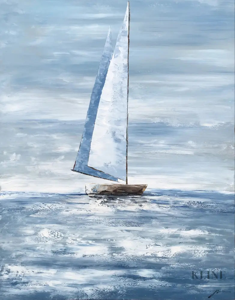 Sailing Far Away - Hand Painting Nuvola