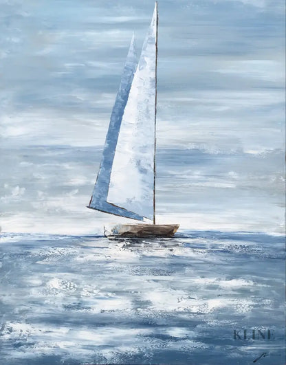 Sailing Far Away - Hand Painting