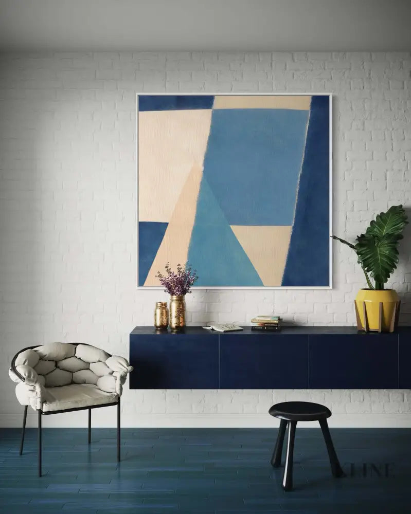 Sailing In Dense Clouds - Hand Painting