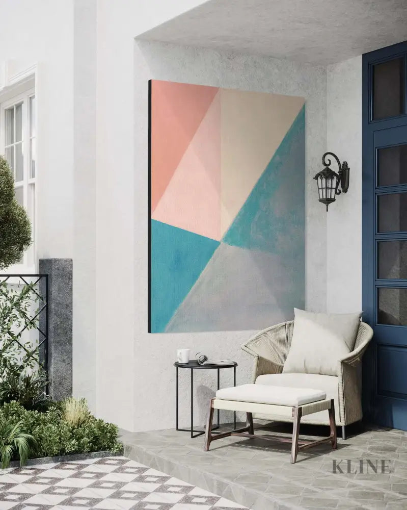 Sailing in Pastel Colors - Hand Painting 