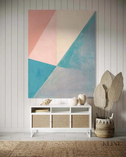 Sailing in Pastel Colors - Hand Painting
