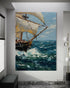 Sailing the Swell - Hand Painting