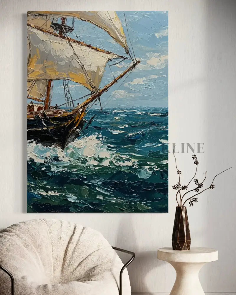 Sailing the Swell - Hand Painting Black Friday Sale